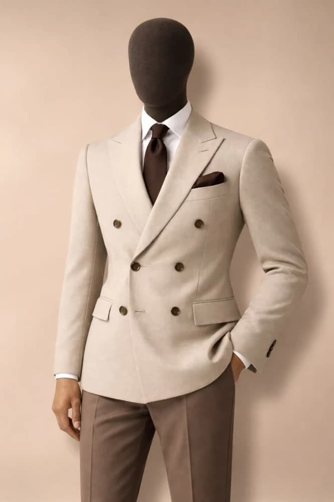 Cream Suit