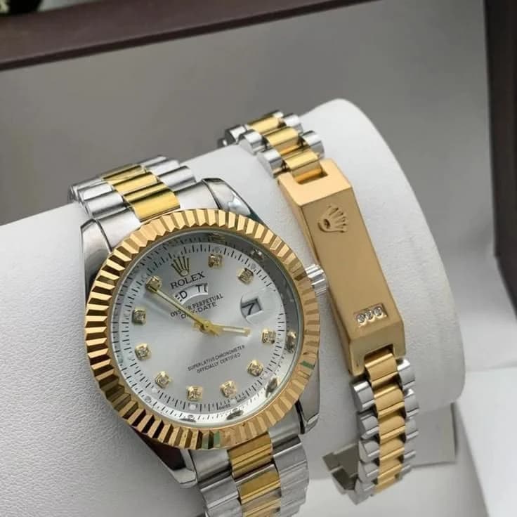 Silver and Gold Rolex
