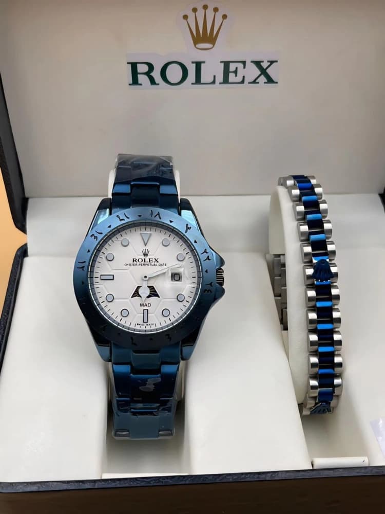 blue rolex